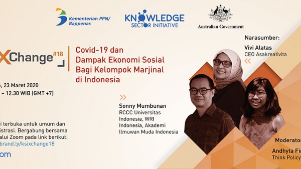 KSIxChange #18: Covid-19 dan Dampak Ekonomi Sosial Bagi Kelompok Marjinal di Indonesia