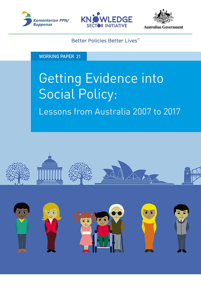 Working Paper -</br>Getting Evidence into Social Policy: Lessons from Australia 2007 to 2017