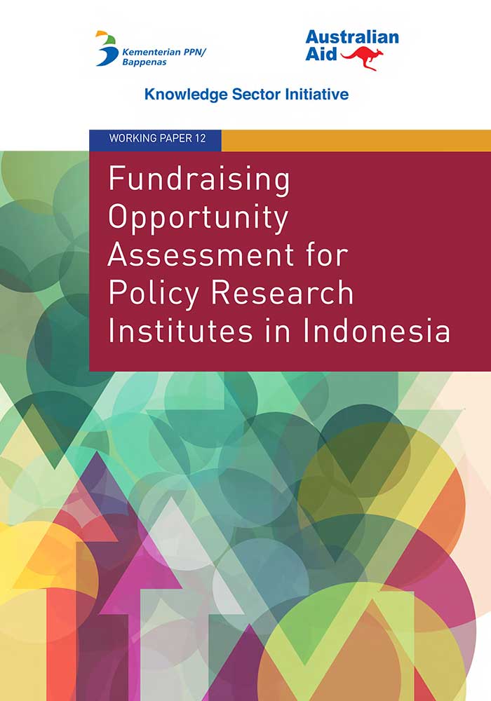 Working Paper -</br>Fundraising Opportunity Assessment for Policy Research Institutes in Indonesia