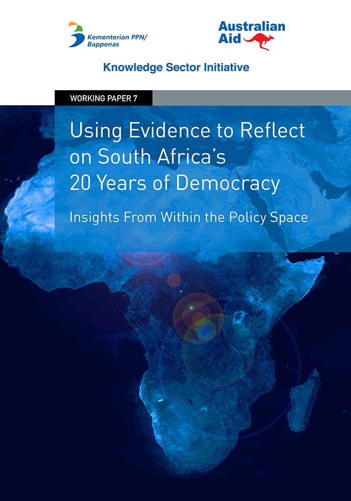 Working Paper -</br>Using Evidence to Reflect on South Africa’s 20 Years of Democracy
