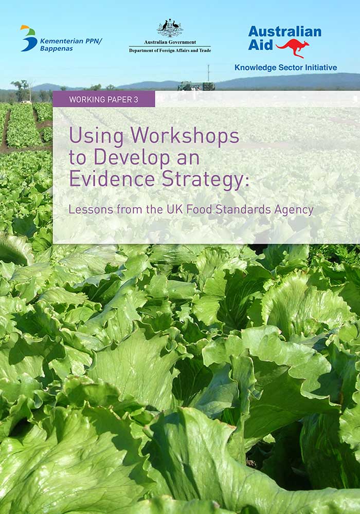 Working Paper -</br>Using Workshops to Develop an Evidence Strategy: Lessons from the UK Food Standards Agency