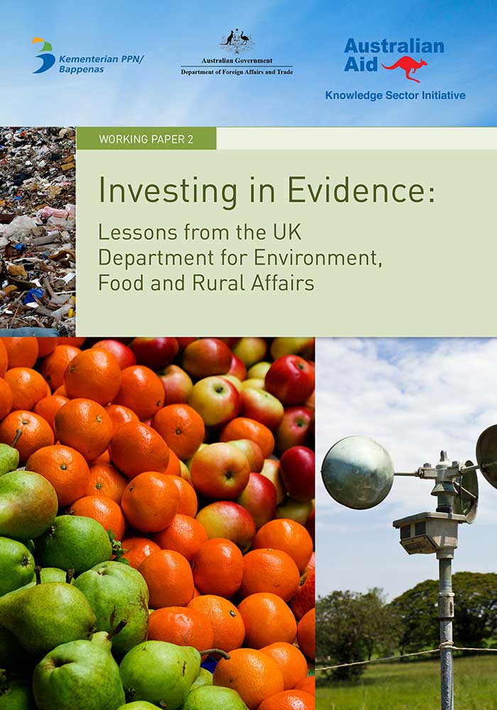 Working Paper -</br>Investing in Evidence: Lessons from the UK Department for Environment, Food and Rural Affairs